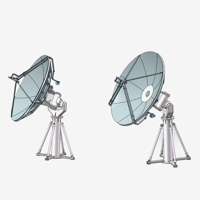 Small Portable Fixed Satellite Antenna